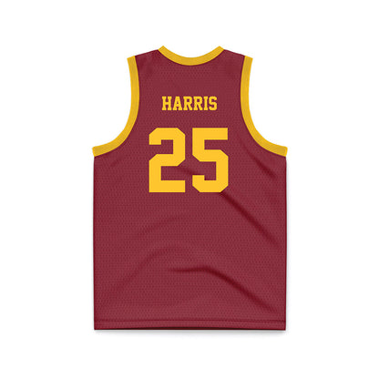 Iowa State - NCAA Women's Basketball : sydney harris - Cardinal Basketball Jersey-1