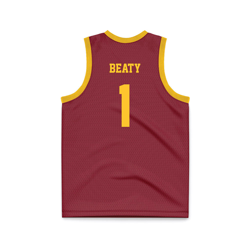 Iowa State - NCAA Women's Basketball : Reese Beaty - Cardinal Basketball Jersey-1