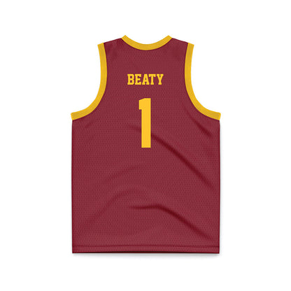 Iowa State - NCAA Women's Basketball : Reese Beaty - Cardinal Basketball Jersey-1