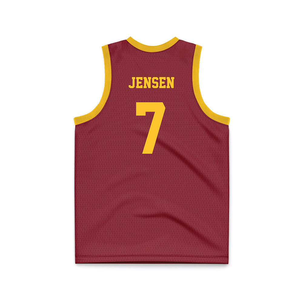 Iowa State - NCAA Women's Basketball : Freya Jensen - Cardinal Basketball Jersey-1