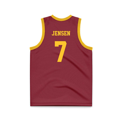 Iowa State - NCAA Women's Basketball : Freya Jensen - Cardinal Basketball Jersey-1