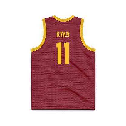 Iowa State - NCAA Women's Basketball : Emily Ryan - Cardinal Basketball Jersey