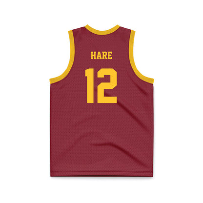 Iowa State - NCAA Women's Basketball : Kenzie Hare - Cardinal Basketball Jersey