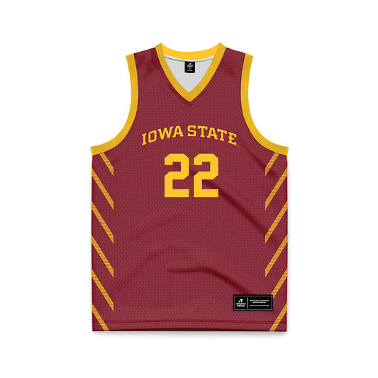 Iowa State - NCAA Women's Basketball : Reagan Wilson - Cardinal Basketball Jersey