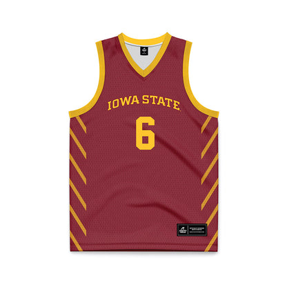 Iowa State - NCAA Women's Basketball : Lily Hansford - Cardinal Basketball Jersey