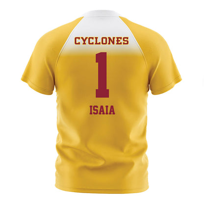 Iowa State - NCAA Women's Soccer : Musuai Isaia - Gold Soccer Jersey-1