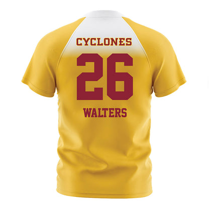 Iowa State - NCAA Women's Soccer : Sydney Walters - Gold Soccer Jersey-1