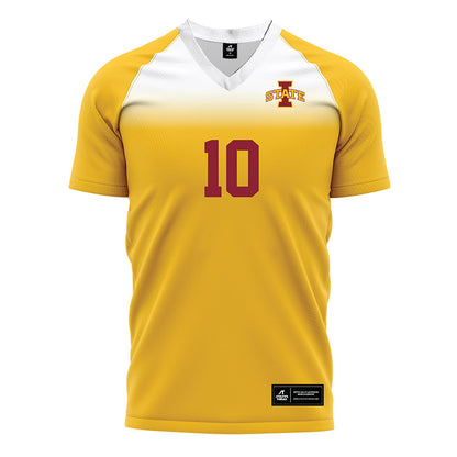 Iowa State - NCAA Women's Soccer : Sophia Thomas - Gold Soccer Jersey-0