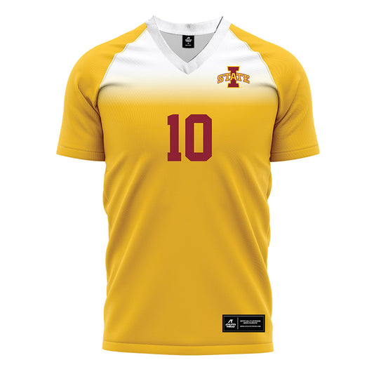 Iowa State - NCAA Women's Soccer : Sophia Thomas - Gold Soccer Jersey-0