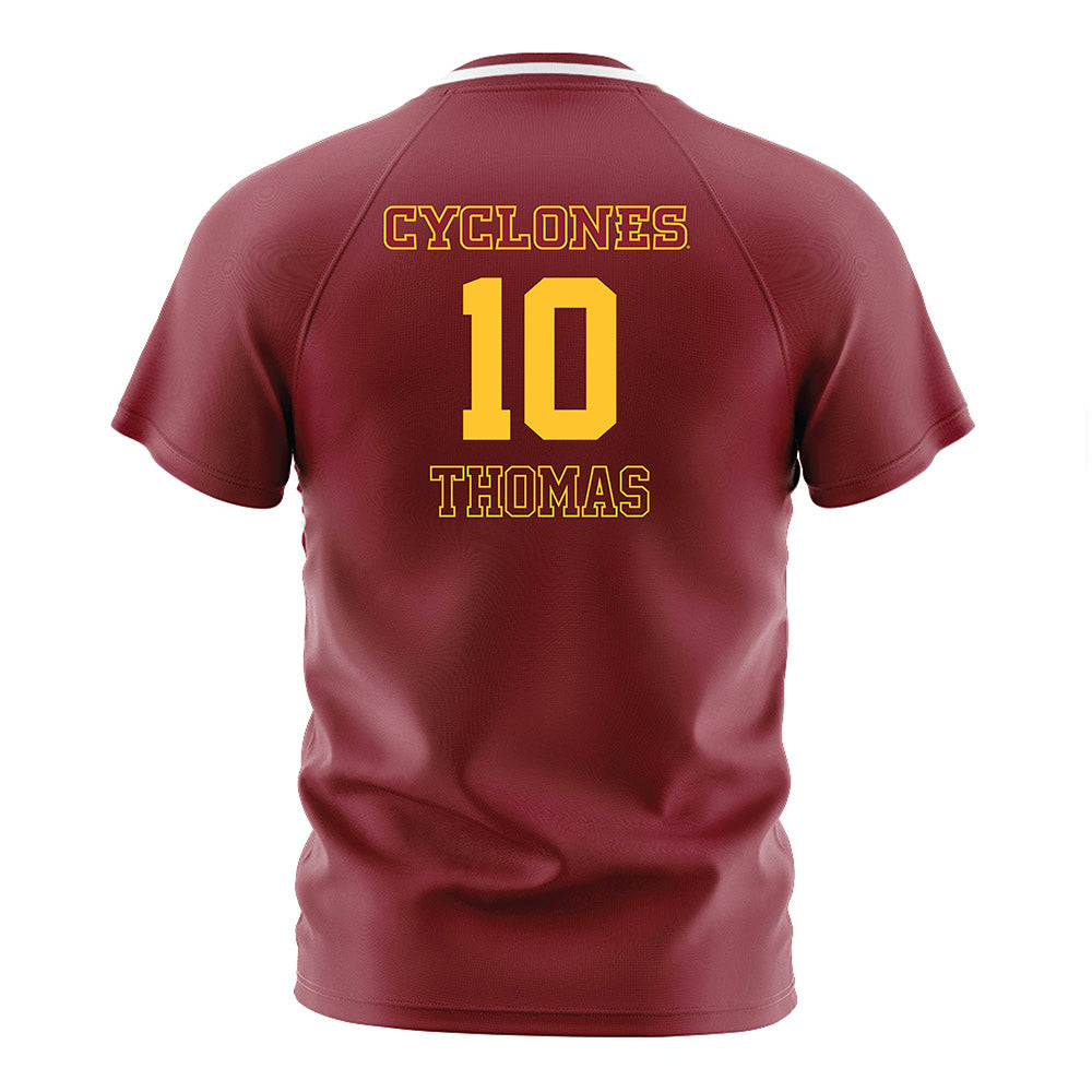 Iowa State - NCAA Women's Soccer : Sophia Thomas - Cardinal Soccer Jersey-1