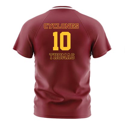 Iowa State - NCAA Women's Soccer : Sophia Thomas - Cardinal Soccer Jersey-1