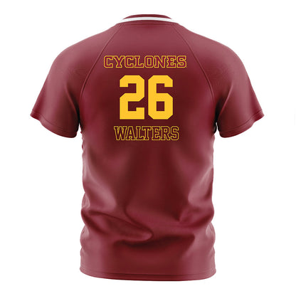 Iowa State - NCAA Women's Soccer : Sydney Walters - Cardinal Soccer Jersey-1