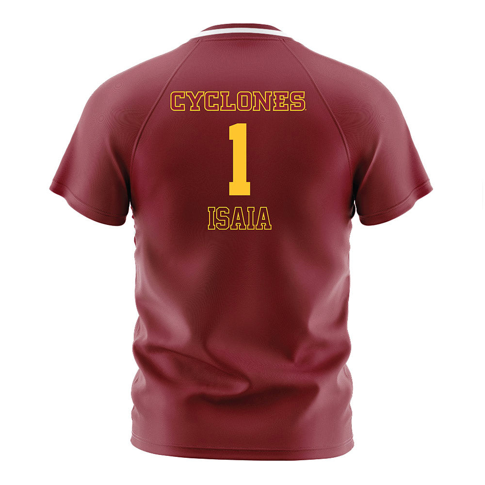 Iowa State - NCAA Women's Soccer : Musuai Isaia - Cardinal Soccer Jersey-1