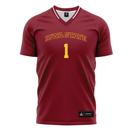 Iowa State - NCAA Women's Soccer : Musuai Isaia - Cardinal Soccer Jersey-0