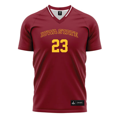 Iowa State - NCAA Women's Soccer : Erin Hopewell - Cardinal Soccer Jersey-0
