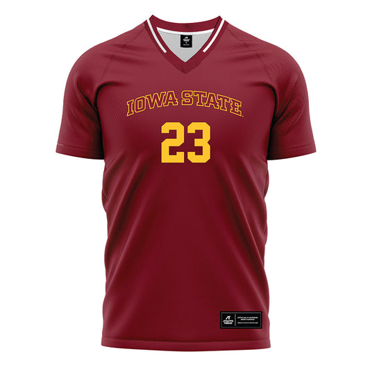 Iowa State - NCAA Women's Soccer : Erin Hopewell - Cardinal Soccer Jersey-0
