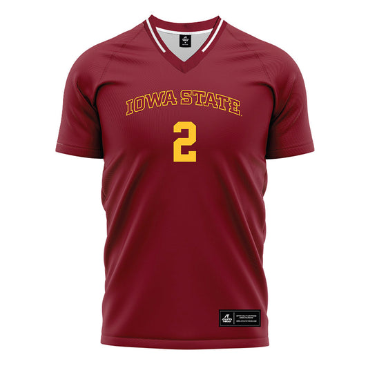 Iowa State - NCAA Women's Soccer : Gili Johnson - Cardinal Soccer Jersey-0
