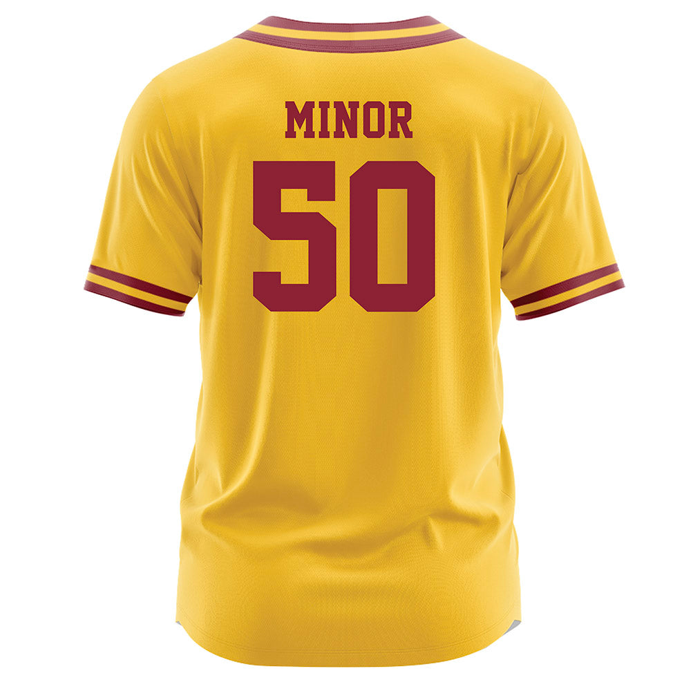 Iowa State - NCAA Softball : Ashley Minor - Gold Jersey