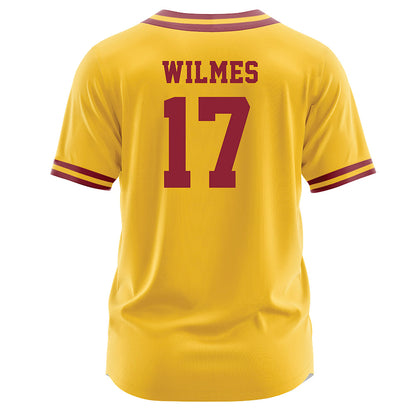 Iowa State - NCAA Softball : Ava Wilmes - Gold Jersey-1