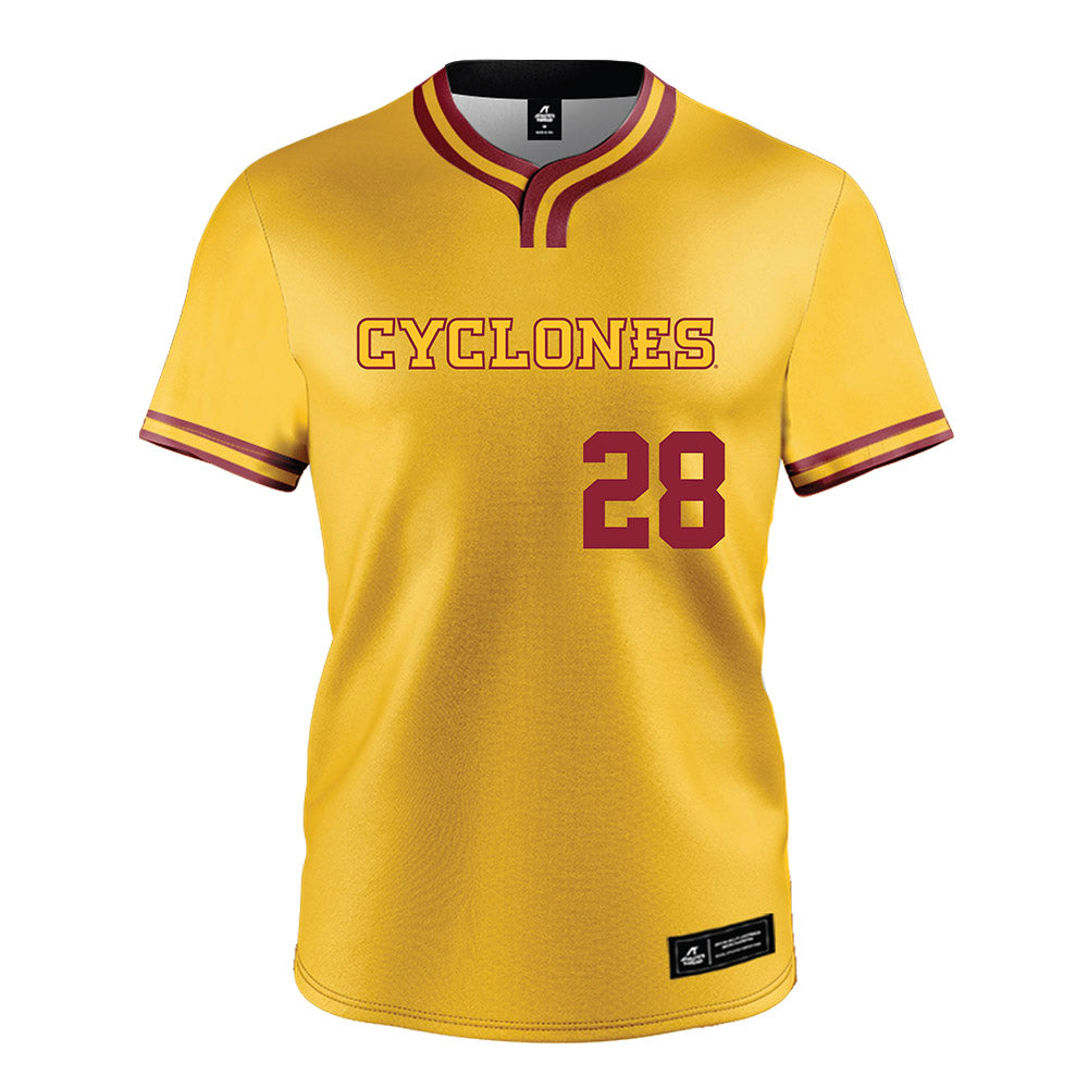 Iowa State - NCAA Softball : Kasey Kane - Gold Jersey-0