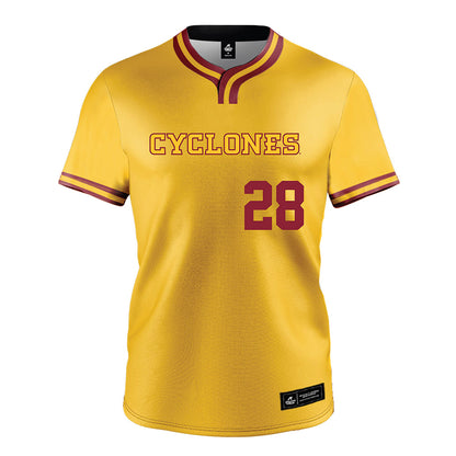 Iowa State - NCAA Softball : Kasey Kane - Gold Jersey-0