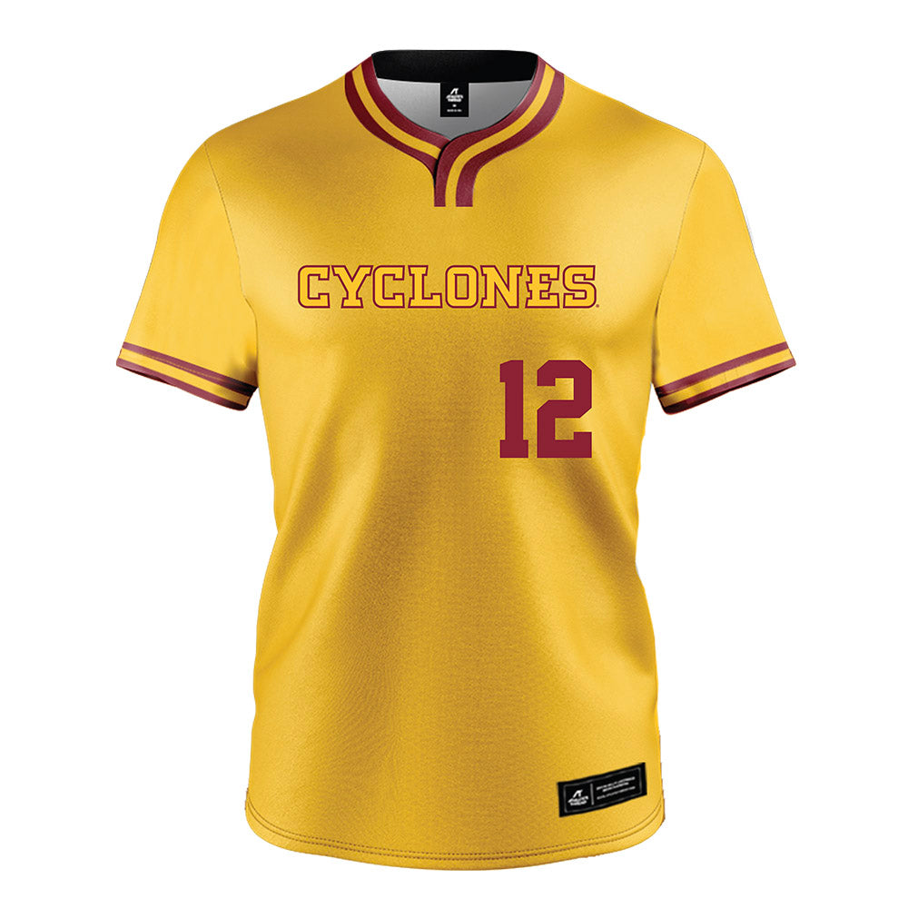 Iowa State - NCAA Softball : Jessie Clemons - Gold Jersey-0