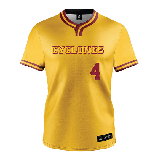 Iowa State - NCAA Softball : Ava Mullen - Gold Jersey-0
