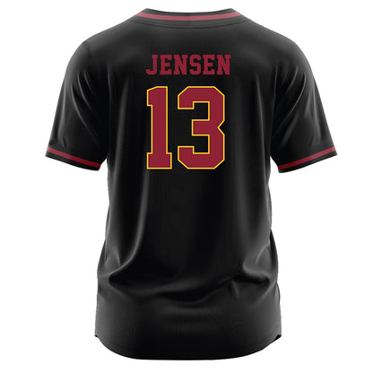 Iowa State - NCAA Softball : Trinity Jensen - Black Jersey-1