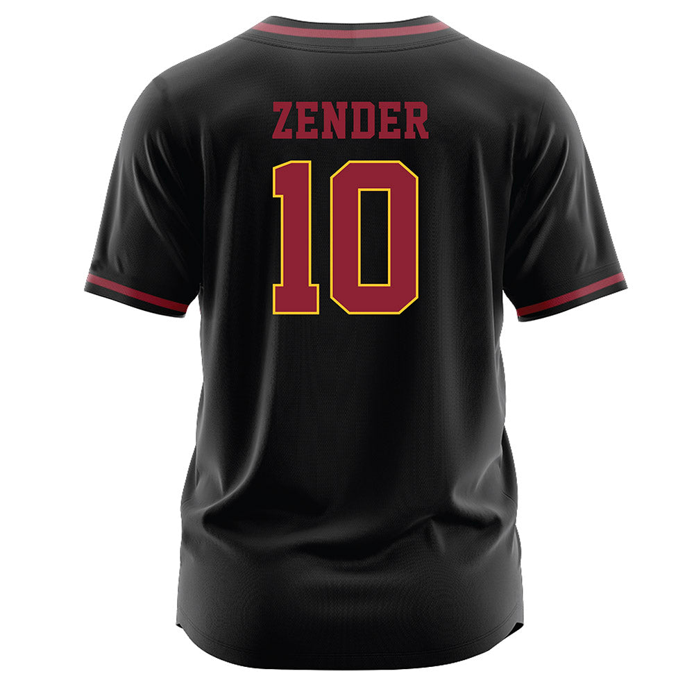 Iowa State - NCAA Softball : paige zender - Black Jersey