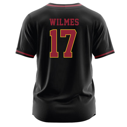 Iowa State - NCAA Softball : Ava Wilmes - Black Jersey-1