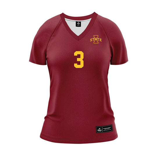 Iowa State - NCAA Women's Volleyball : Tierney Jackson - Cardinal Volleyball Jersey-0