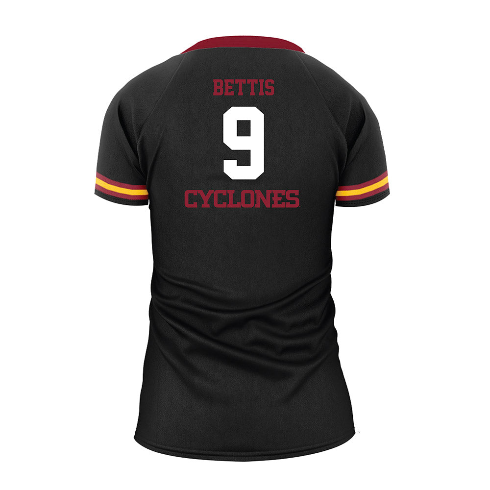 Iowa State - NCAA Women's Volleyball : Mesaiya Bettis - Black Volleyball Jersey-1
