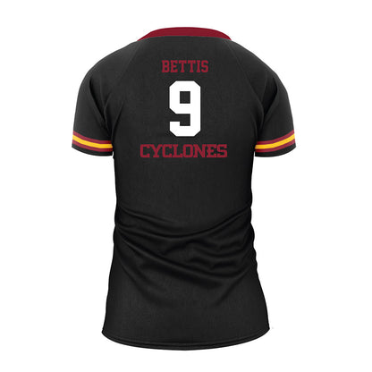 Iowa State - NCAA Women's Volleyball : Mesaiya Bettis - Black Volleyball Jersey-1