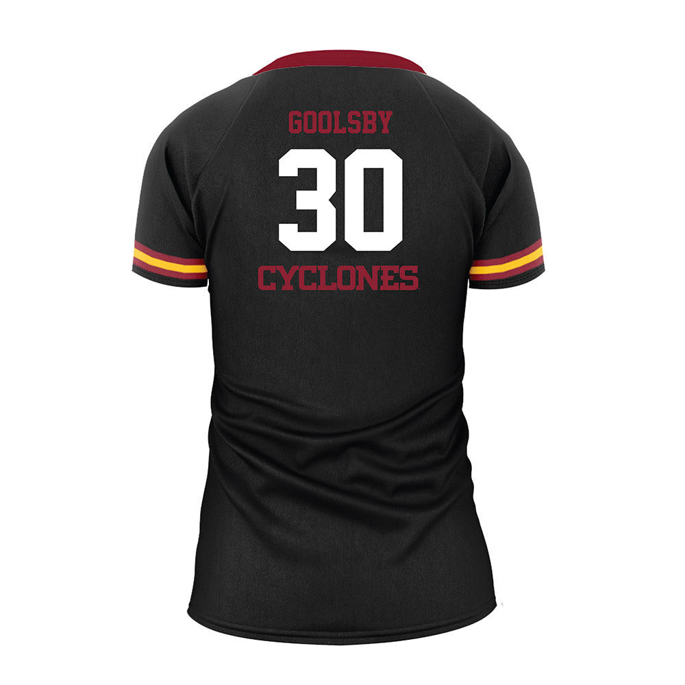 Iowa State - NCAA Women's Volleyball : Alea Goolsby - Black Volleyball Jersey-1