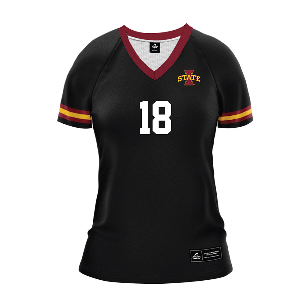 Iowa State - NCAA Women's Volleyball : Amiree Hendricks-Walker - Black Volleyball Jersey