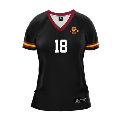 Iowa State - NCAA Women's Volleyball : Amiree Hendricks-Walker - Black Volleyball Jersey