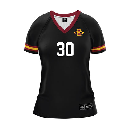 Iowa State - NCAA Women's Volleyball : Alea Goolsby - Black Volleyball Jersey-0