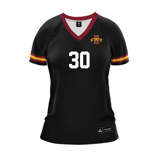 Iowa State - NCAA Women's Volleyball : Alea Goolsby - Black Volleyball Jersey-0