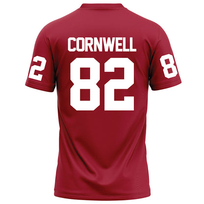 WSU - NCAA Football : Jesiah Cornwell - Red Football Jersey-1