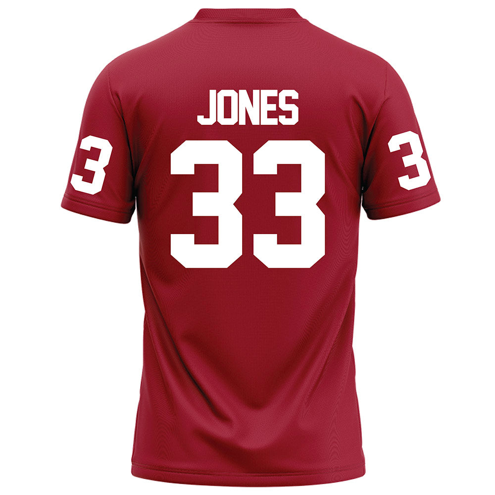 WSU - NCAA Football : Gage Jones - Red Football Jersey-1