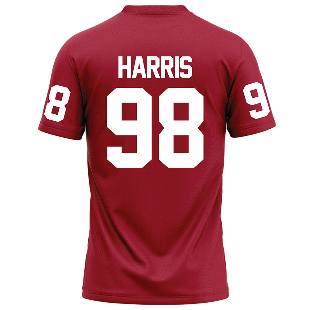 WSU - NCAA Football : Ryan Harris - Red Football Jersey-1