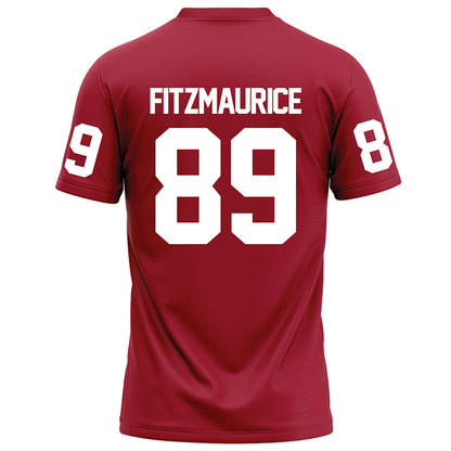 WSU - NCAA Football : Donovan Fitzmaurice - Red Football Jersey-1