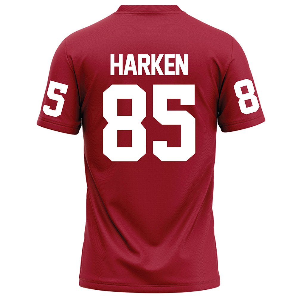 WSU - NCAA Football : Kaden Harken - Red Football Jersey-1