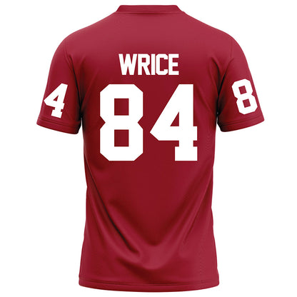 WSU - NCAA Football : Malachi wrice - Red Football Jersey-1
