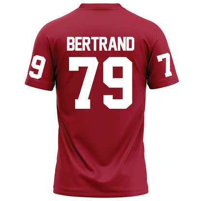 WSU - NCAA Football : Turner Bertrand - Red Football Jersey-1