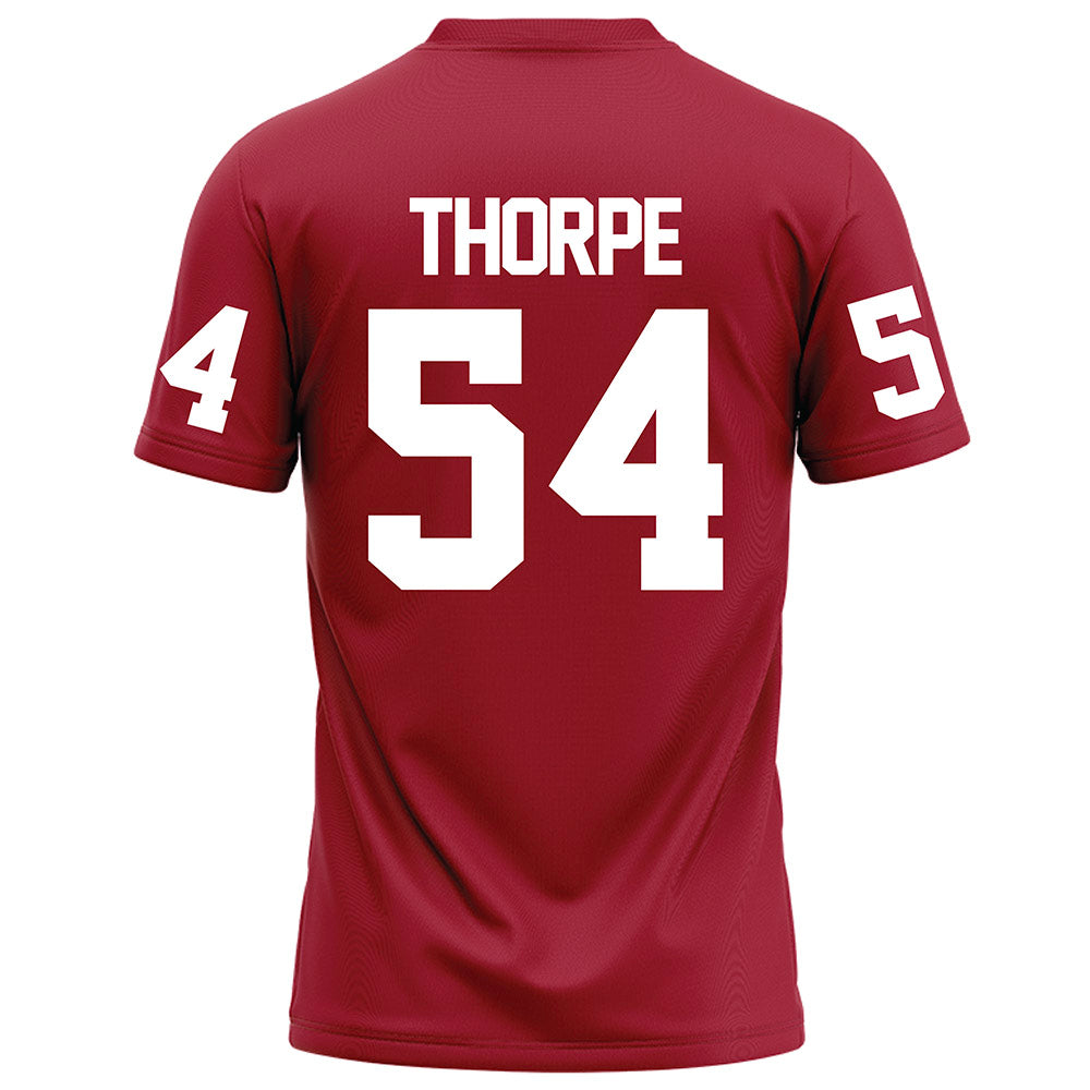 WSU - NCAA Football : Xavier Thorpe - Red Football Jersey-1
