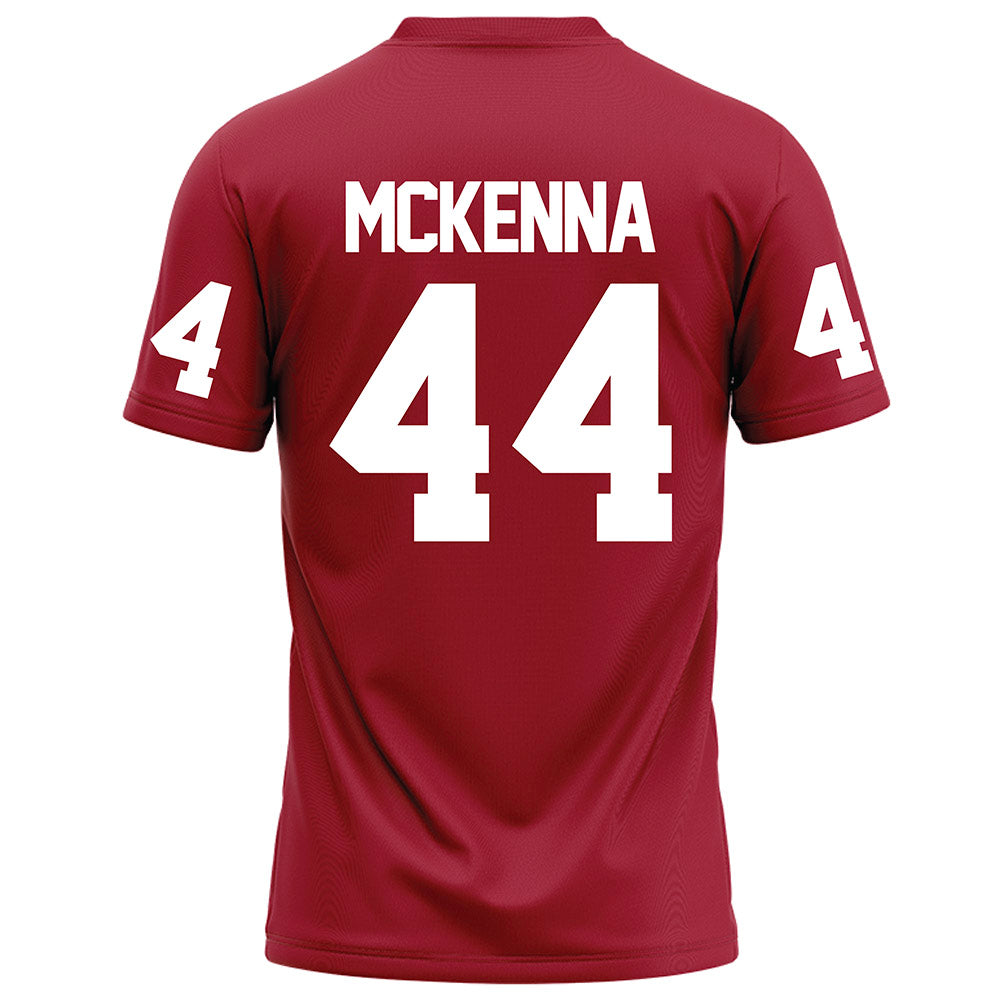 WSU - NCAA Football : Parker McKenna - Red Football Jersey-1