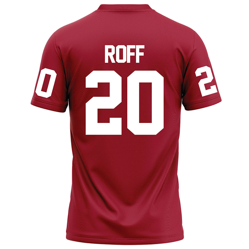 WSU - NCAA Football : Quinn Roff - Red Football Jersey