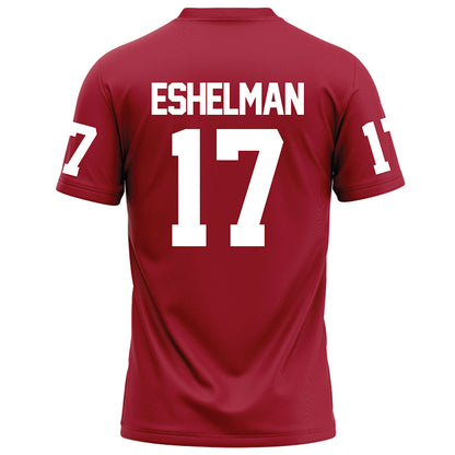 WSU - NCAA Football : Owen Eshelman - Red Football Jersey-1
