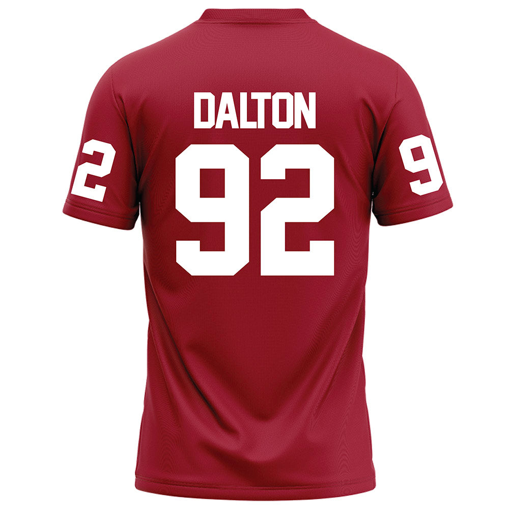 WSU - NCAA Football : Darrion Dalton - Red Football Jersey-1